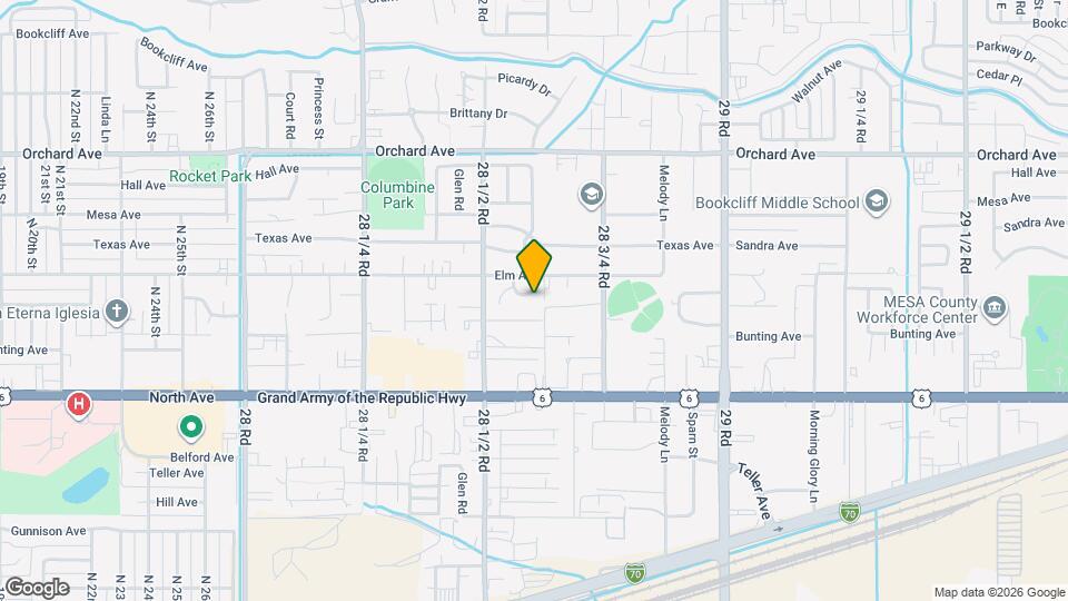 2857 Elm Cir Map and Location Details