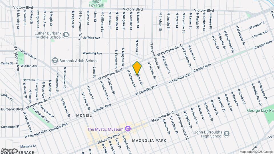1107 N Florence St Map and Location Details