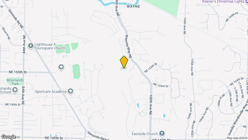 15533 Waynita Way NE Map and Location Details