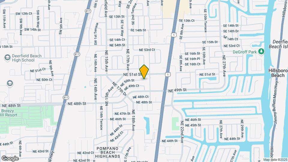 1896 NE 50th St Map and Location Details