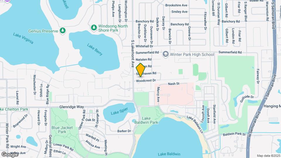1917 Woodcrest Dr Map and Location Details