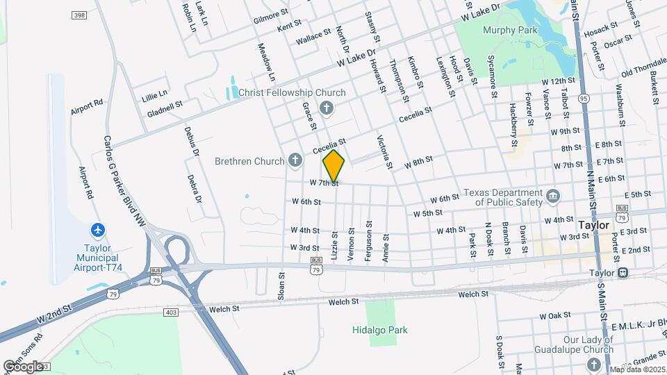 1401 W 7th St Mapa y Detalles de la Ubicación