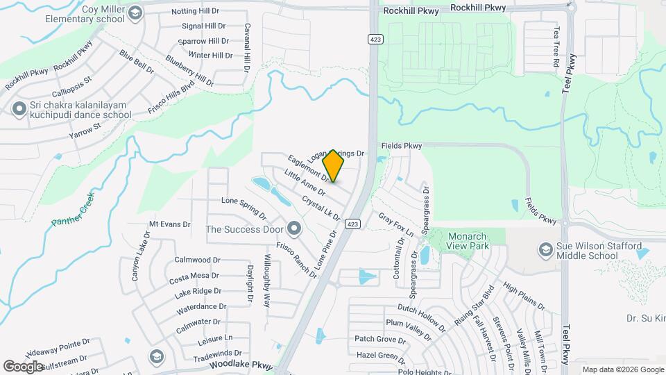 14525 Eaglemont Dr Mapa y Detalles de la Ubicación