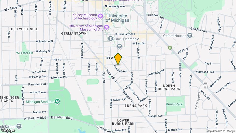 915 Oakland Ave Map and Location Details