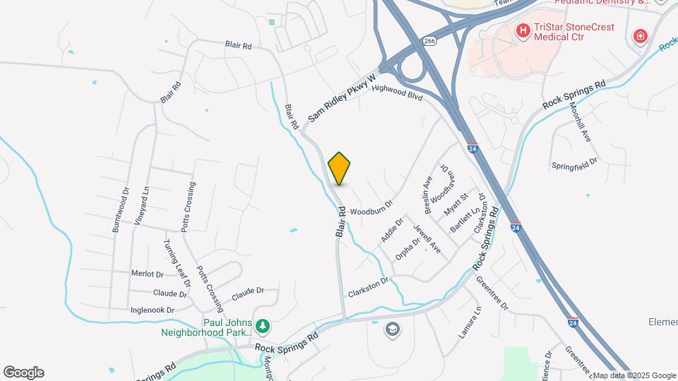 591 Blair Rd Map and Location Details