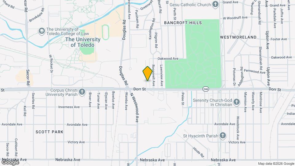 1320 Fairlawn Ave Map and Location Details