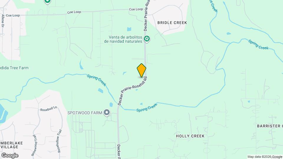 23207 Decker Prairie-Rosehill Rd Map and Location Details