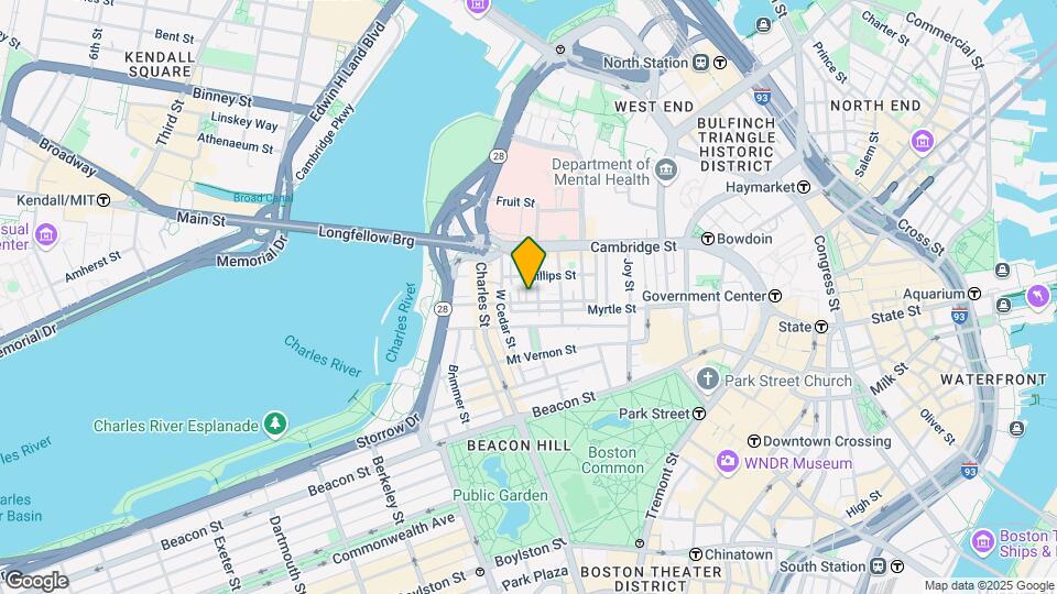 73 Revere St, Unit A Mapa y Detalles de la Ubicación
