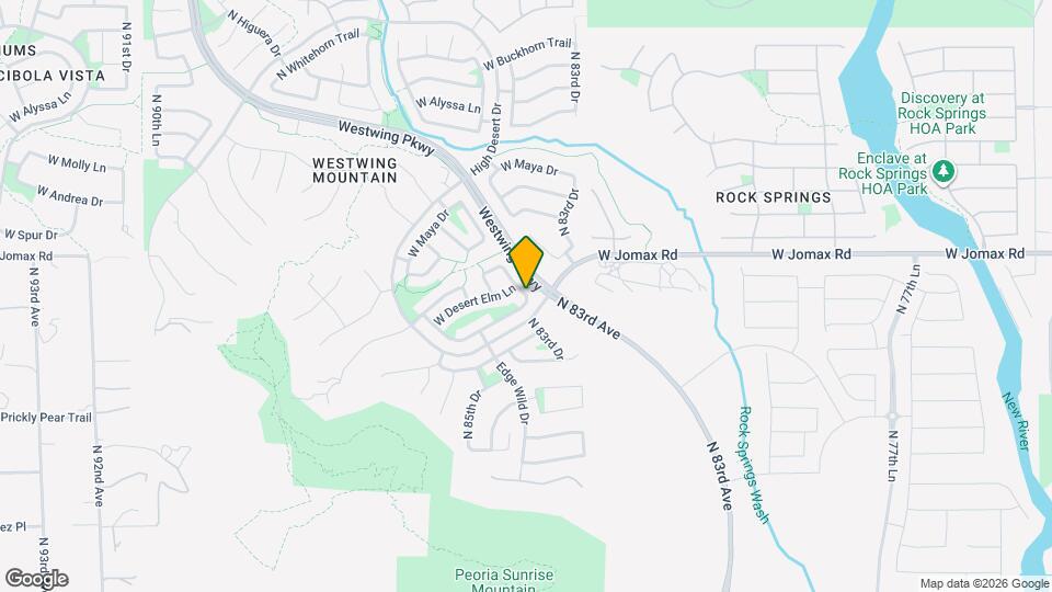 7824 W Tether Trail Map and Location Details