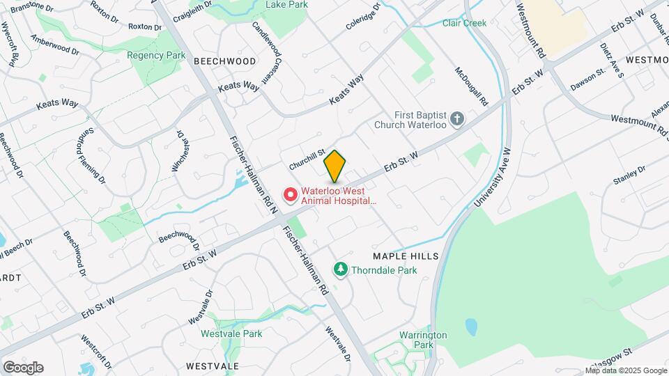 384 Erb St W Map and Location Details