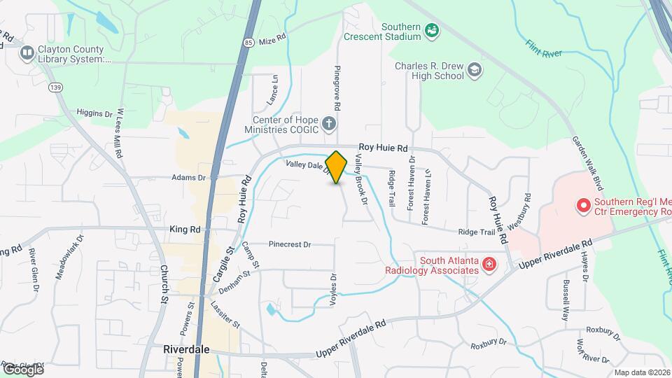 6373 Valley Dale Dr Map and Location Details