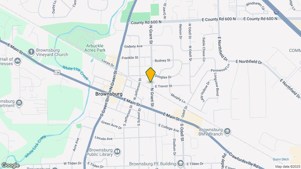 108 N Grant St Map and Location Details