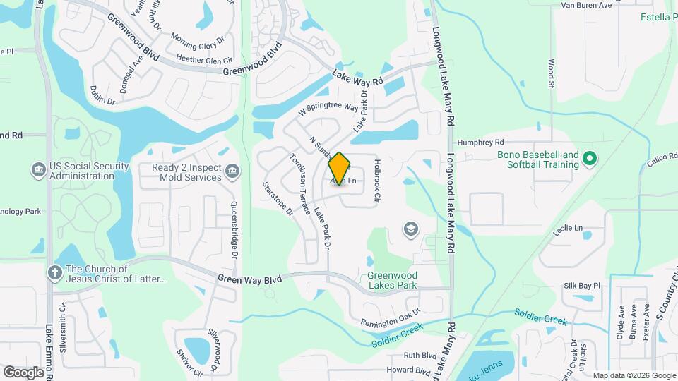 586 S Sundance Dr Map and Location Details