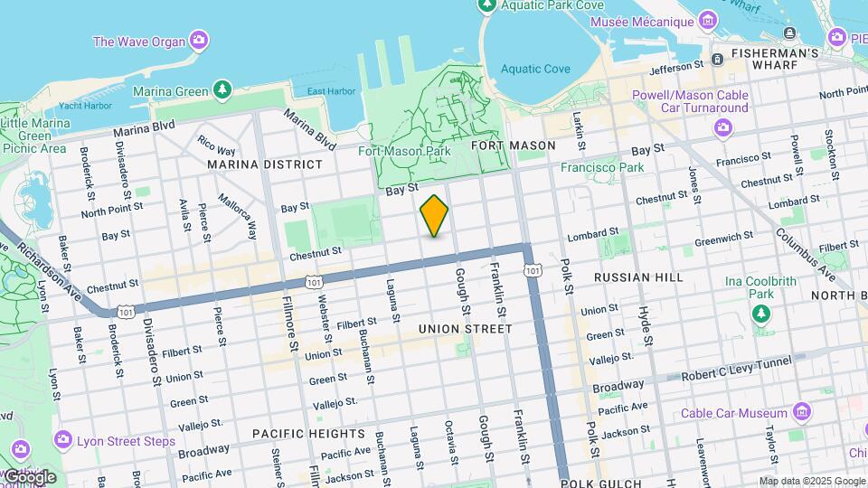 1565 Chestnut St Mapa y Detalles de la Ubicación