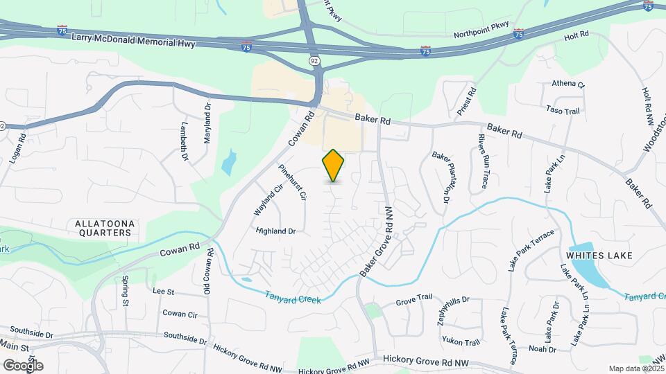 293 Windcroft Ln NW Map and Location Details
