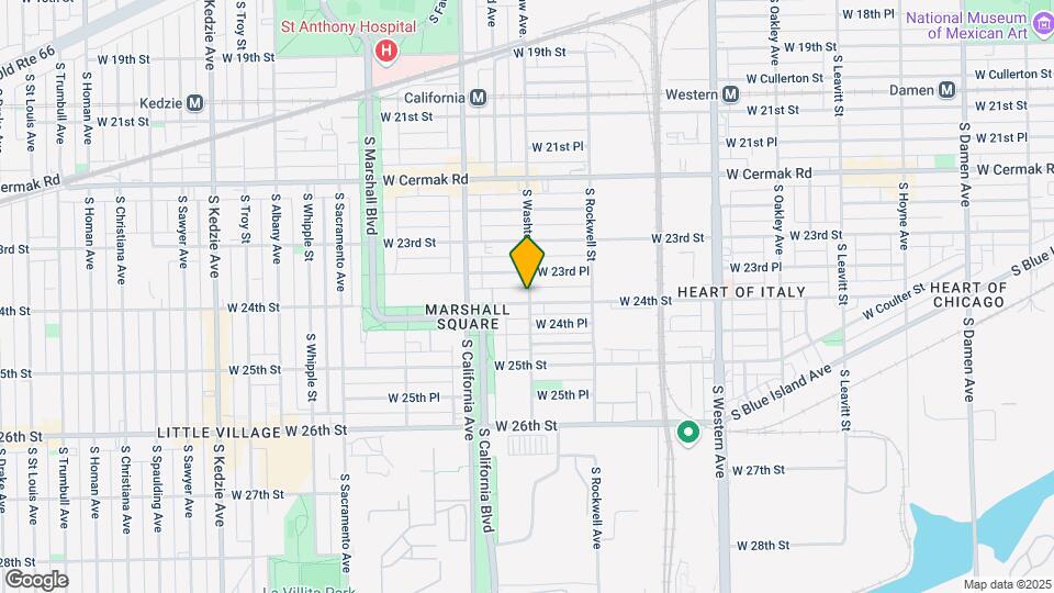 2700 W 24th St Mapa y Detalles de la Ubicación