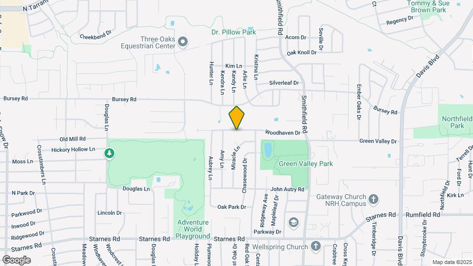7516 Woodhaven Dr Map and Location Details