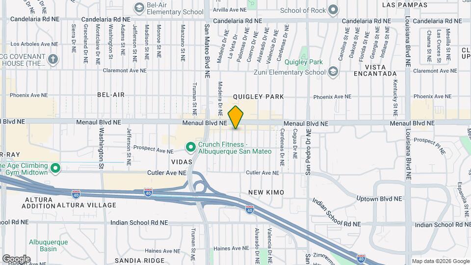 2534 La Veta Dr Map and Location Details