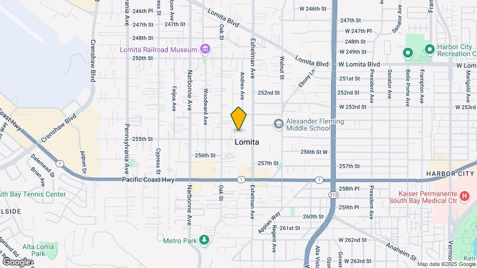 2035 W 255th St Mapa y Detalles de la Ubicación