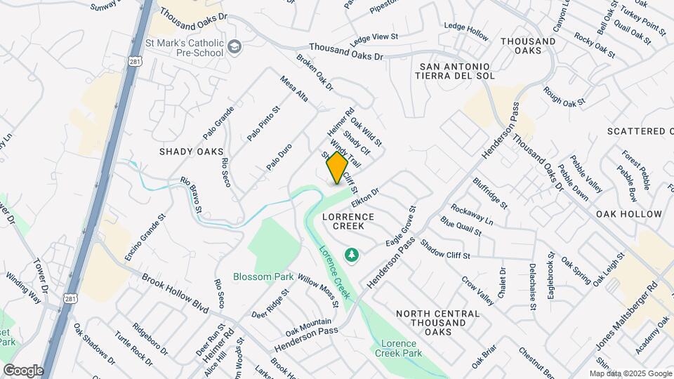 15510 Creekside Dr Map and Location Details