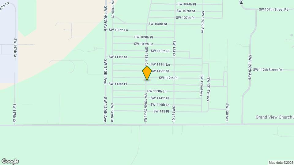 13669 SW 113th Pl Map and Location Details