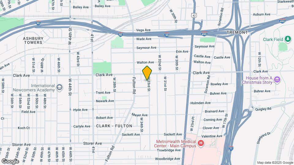 3130 W 33rd St Map and Location Details