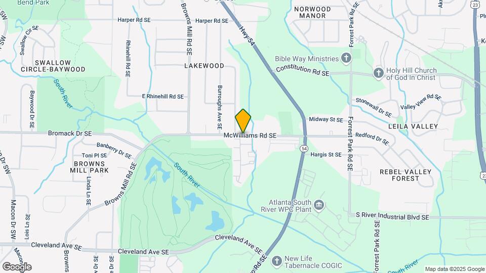 585 McWilliams Rd SE Map and Location Details