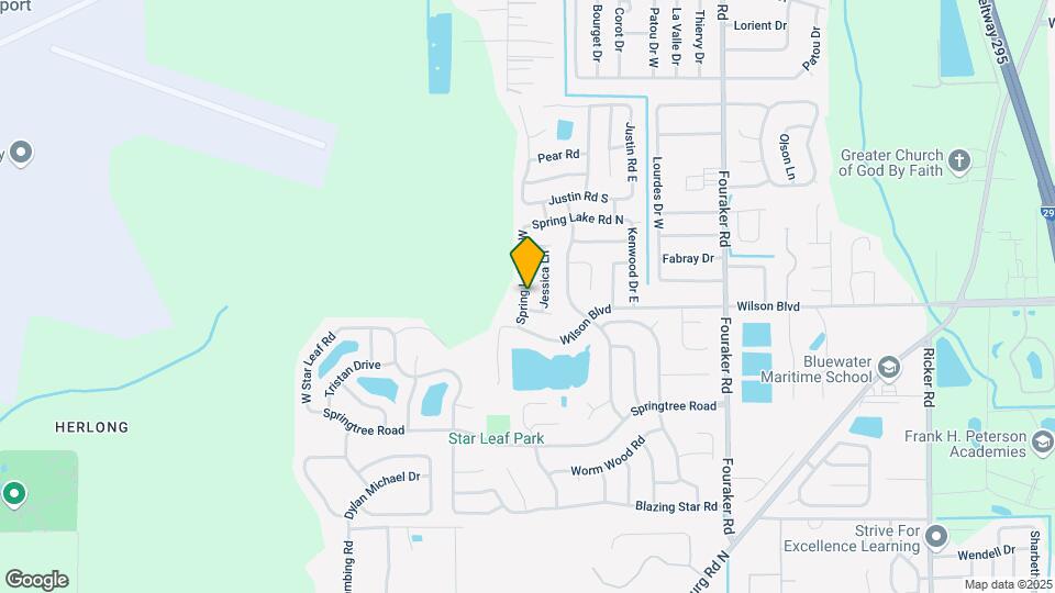 2593 Spring Lake Rd W Map and Location Details