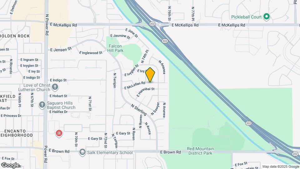 7455 E McLellan Rd Map and Location Details