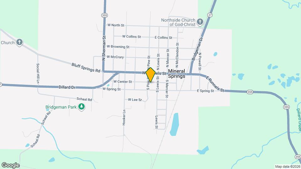 212 S Pine St Map and Location Details