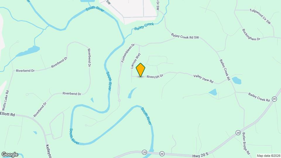 1030 Riverclift Dr Mapa y Detalles de la Ubicación