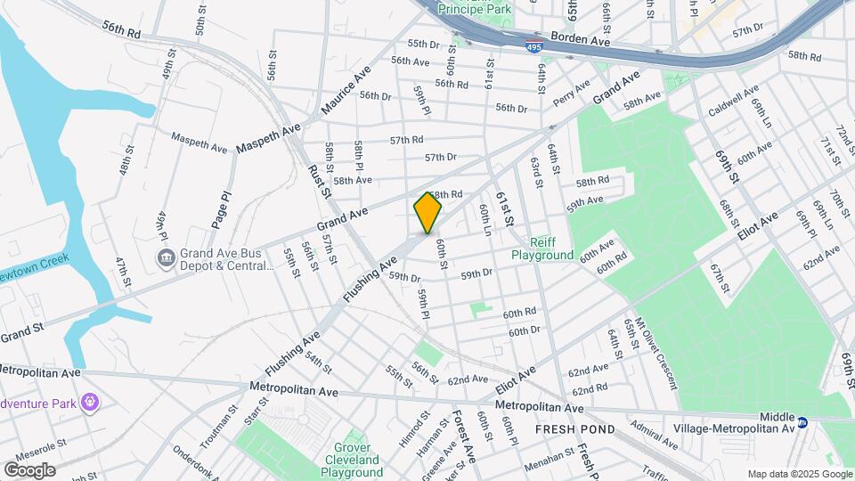 59-34 Flushing Ave Map and Location Details