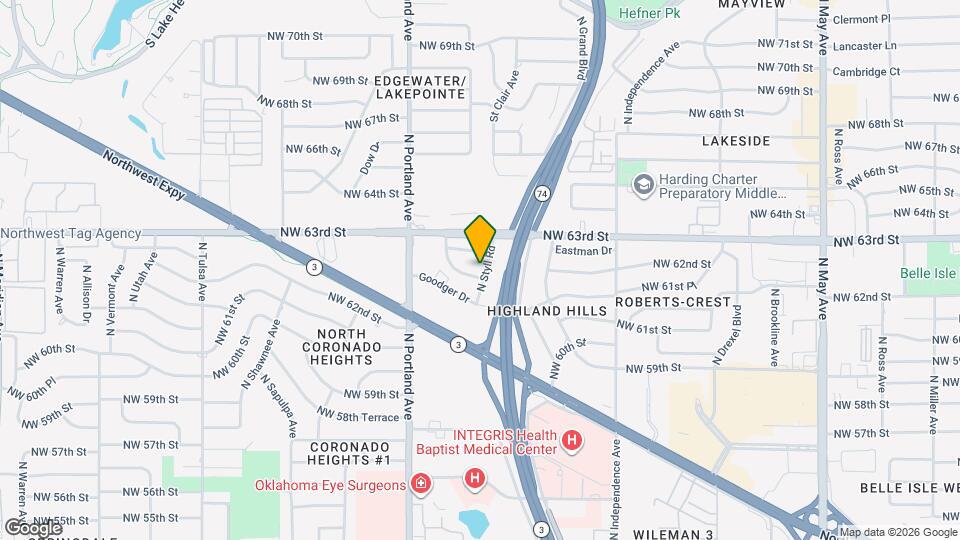 3601 NW 62nd St Map and Location Details