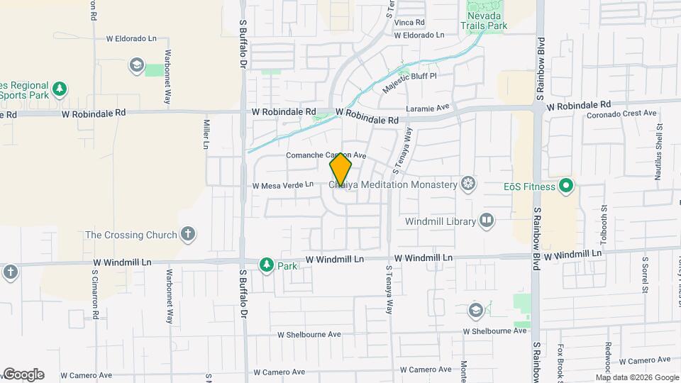 7919 Quiet Canyon St Map and Location Details