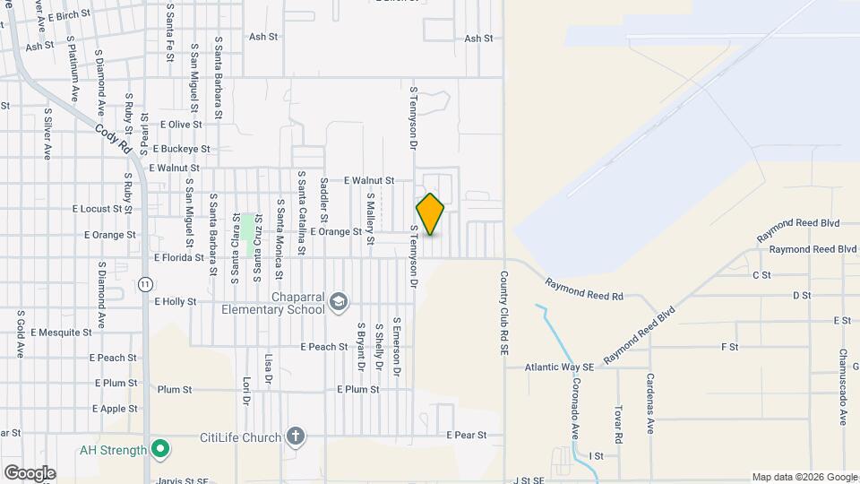 1416 S Sandburg Dr Map and Location Details