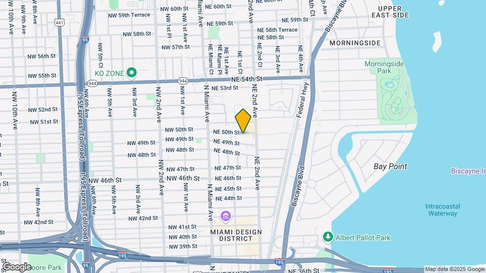 150 NE 50th St Map and Location Details