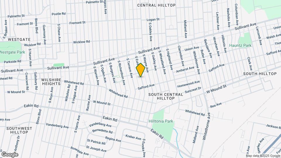 629 S Eureka Ave Map and Location Details