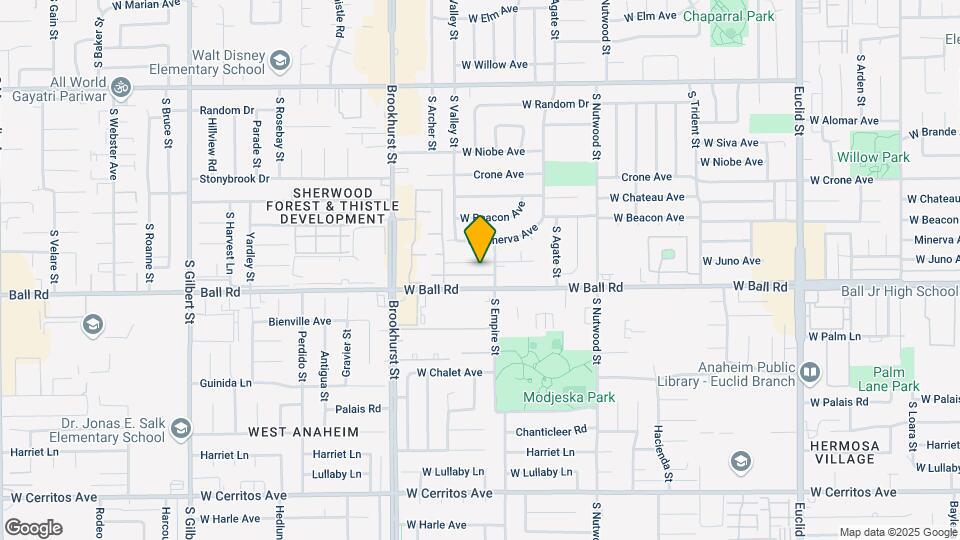 2114 W Juno Ave Mapa y Detalles de la Ubicación