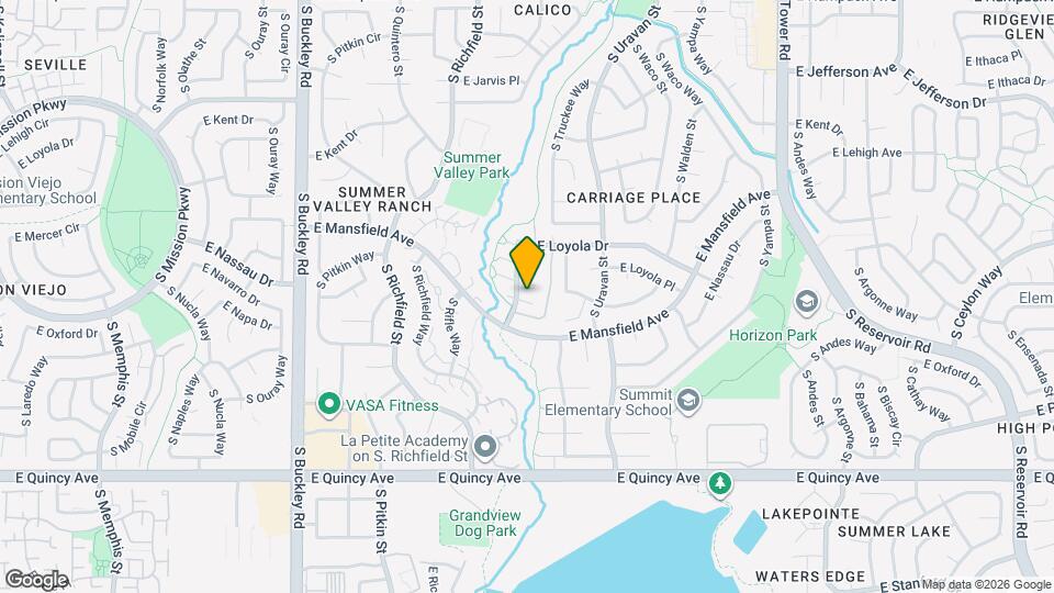 17644 E Loyola Dr Map and Location Details