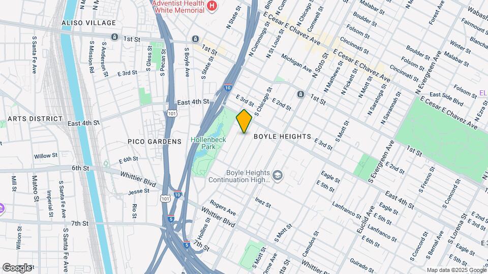 453 S Chicago St, Unit 453 1/2 Map and Location Details