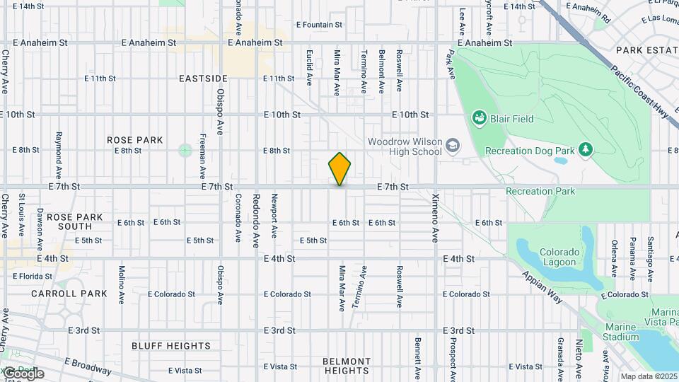 3822 E 7th St Map and Location Details