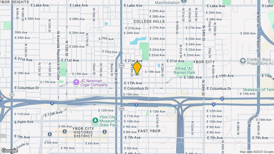 2416 E 18th Ave Map and Location Details