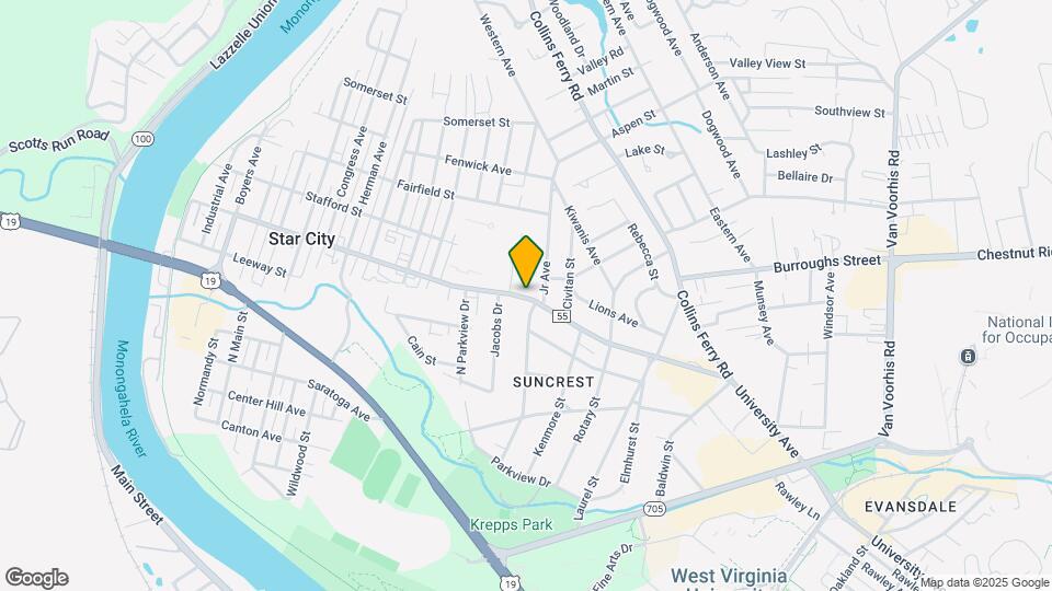 Colonial Park Apartments Map and Location Details