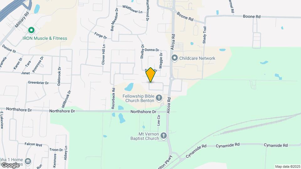 2633 Chapel Creek Dr Map and Location Details