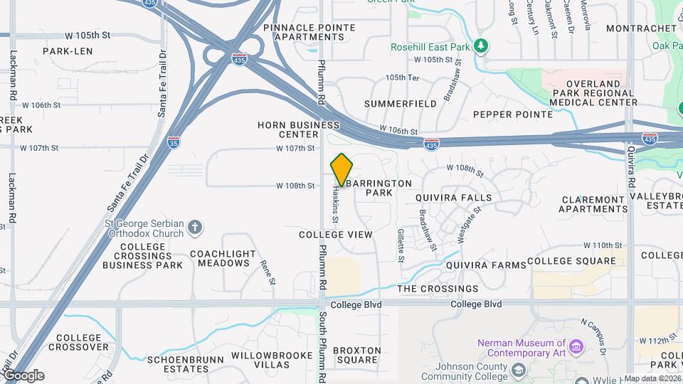 10807 Haskins St Map and Location Details