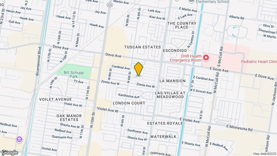 5400 N 5th St Map and Location Details