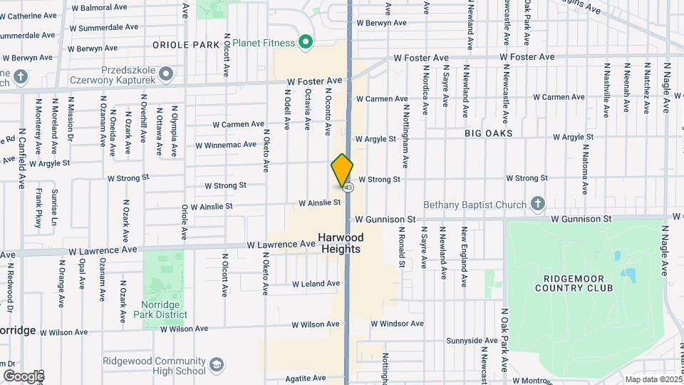 4908 N Harlem Ave Map and Location Details