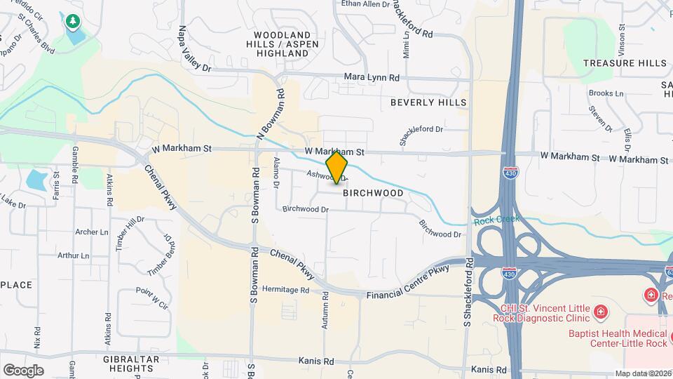 11518 Chipwood Dr Mapa y Detalles de la Ubicación