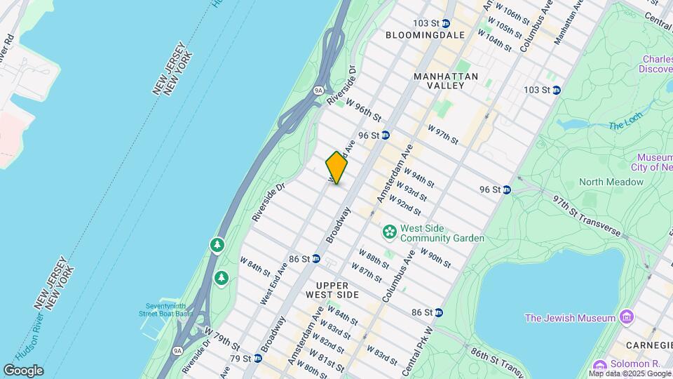 268 W 91st St Map and Location Details