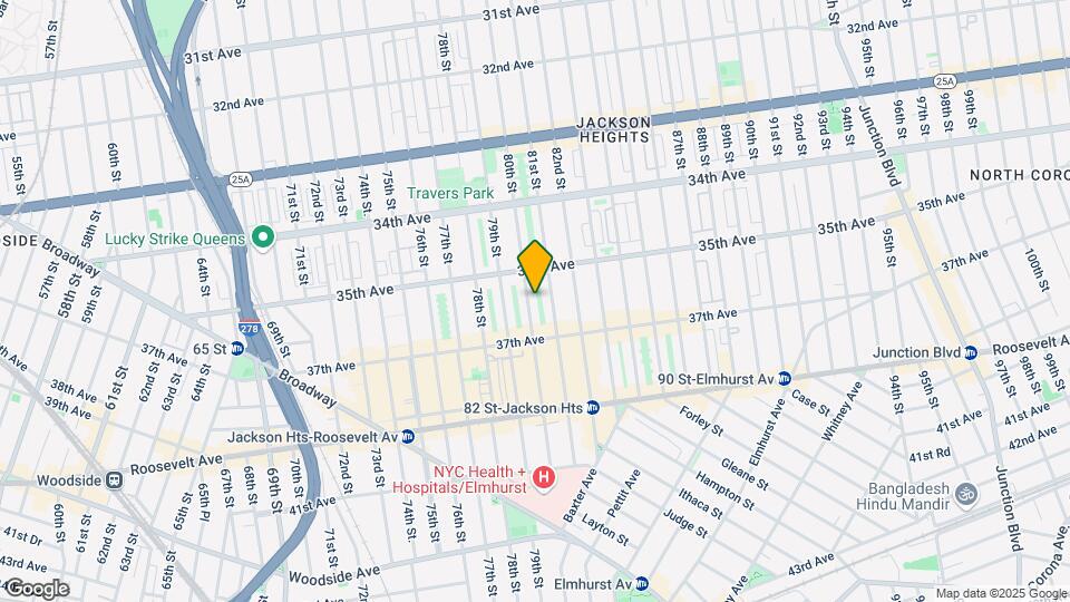 3533 80th St Map and Location Details